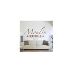 Sticker paris moulin rouge monochrome