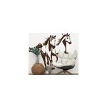Sticker mural animal 2 chevaux courant