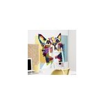 Sticker mural animal chat art d�co