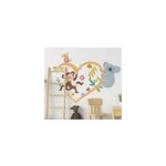Stickers muraux animal printemps koala et singe