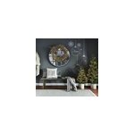 Sticker mural boules de nol personnalisables