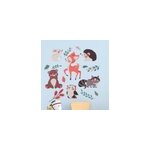 Sticker mural chambre enfant animaux de la for�t d'automne