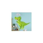 Sticker mural chambre enfant dessin anim� dinosaure vert