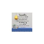 Sticker mural citation inspirante lagerfeld