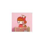 Sticker mural conte pour enfant chaperon rouge