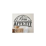 Sticker salle  manger  ; bon apptit ;