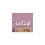 Sticker mural dessin anim� petite vie de lapin
