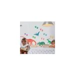 Stickers muraux dinosaure dinosaures et empreintes de pas Stickers muraux dinosaure dinosaures et empreintes de pas