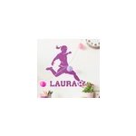 Sticker chambre enfant football personnalisable pour fille Sticker chambre enfant football personnalisable pour fille