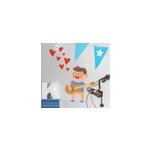 Sticker mural love music boy