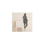 Sticker mural modle manteau