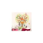 Sticker mural motif arbre et animaux