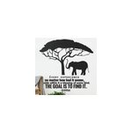 Sticker mural nature éléphant citation bouddha Sticker mural nature éléphant citation bouddha