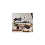 Sticker mural salon moderne paysage avec h�ron