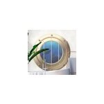 Sticker trompe l' il requins dans la fen�tre sous - marine