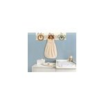 Sticker mural porte - manteau animaux sauvages boho