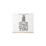 Sticker mural salon cin�ma phrase yoda