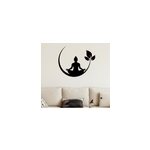Sticker mural salon design minimaliste zen bouddhiste