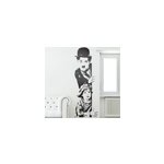 Sticker mural salon feux de la rampe chaplin Sticker mural salon feux de la rampe chaplin