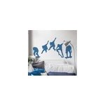 Sticker mural sport figure de skate