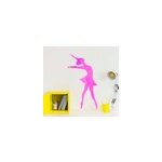 Sticker muraux sport silhouette de danseuse ballerine