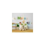 Stickers muraux texte personnalisable pour animaux de la jungle