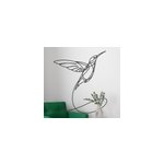 Sticker oiseaux colibri minimaliste