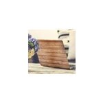 Sticker ordinateur portable effet texture bois