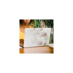 Sticker ordinateur portable orchide blanche