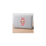 Sticker ordinateur portable poup�e monstre rose