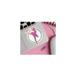 Sticker ordinateur portable silhouette danseuse de ballet