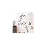 Sticker origami cerf