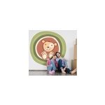 Sticker ours cadre couleur