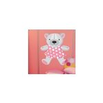 Sticker ours v�tements roses