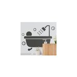 Sticker pour paroi de douche bain moussant