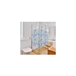 Sticker paroi de douche bulles bleues minimes