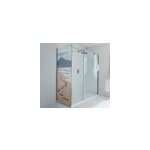 Sticker pour paroi de douche empreinte sur la plage Sticker pour paroi de douche empreinte sur la plage