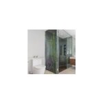 Sticker paroi de douche salle de bain bambou et roseaux