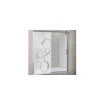 Sticker paroi de douche salle de bain cercles