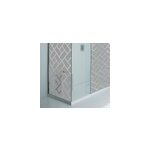 Sticker paroi de douche salle de bain frise carreaux