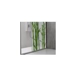 Sticker paroi de douche salle de bain motif de bambou