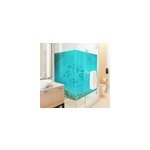 Sticker paroi de douche salle de bain poissons fond marin