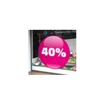 Autocollant vitrine personnalisable soldes