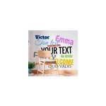 Stickers personnalis�s texte