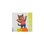 Sticker petit loup garou