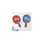 Sticker ping pong raquettes