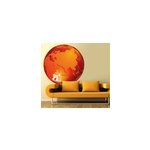 Sticker plan�te terre ardente
