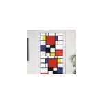 Sticker porte blocs de couleurs abstraits