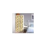 Sticker pour porte coulissante motif feuilles