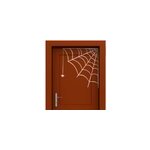 Sticker porte halloween toile d'araigne